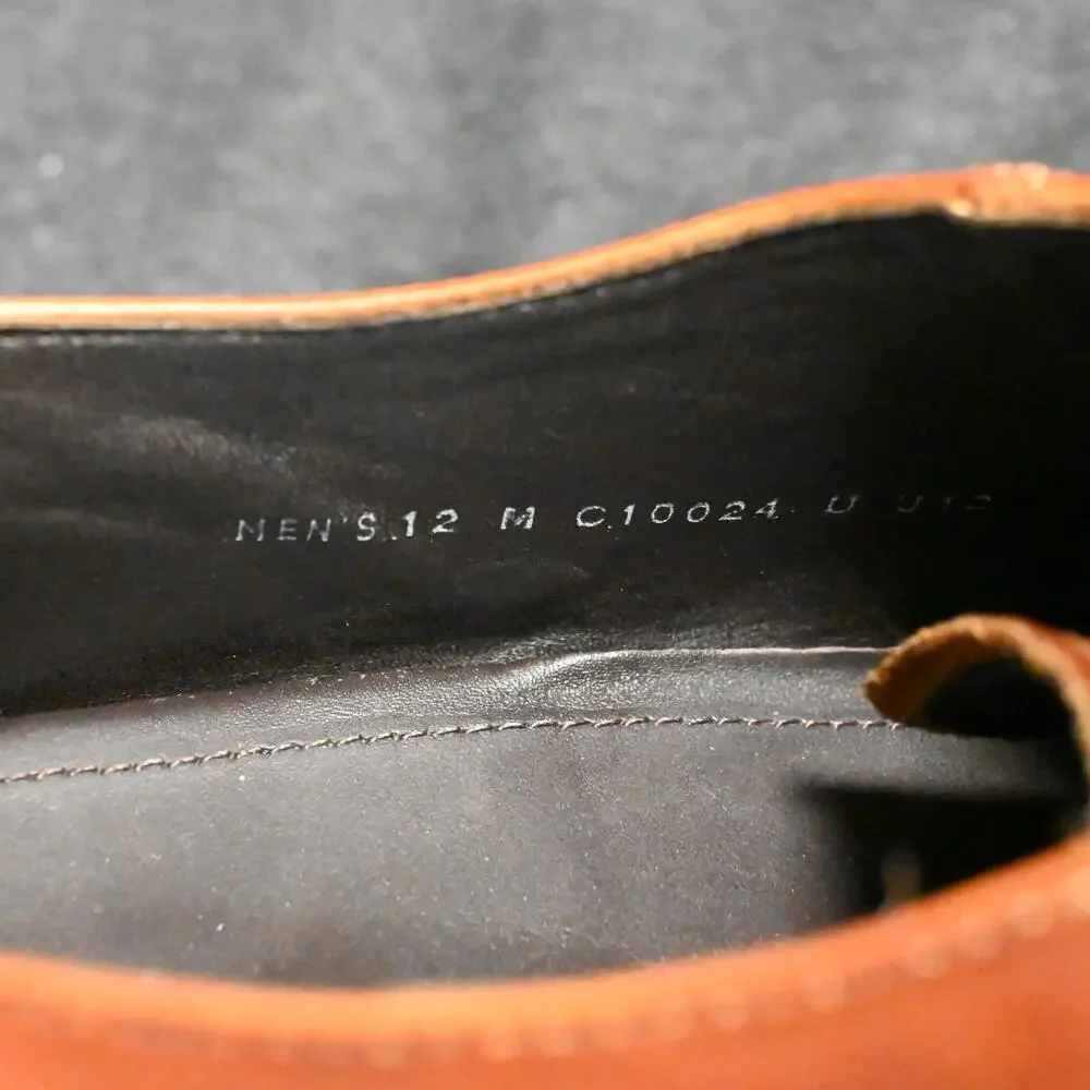 Cole Haan Men's 12M Jefferson Cap Toe Oxford Brown Leather Dress Shoes